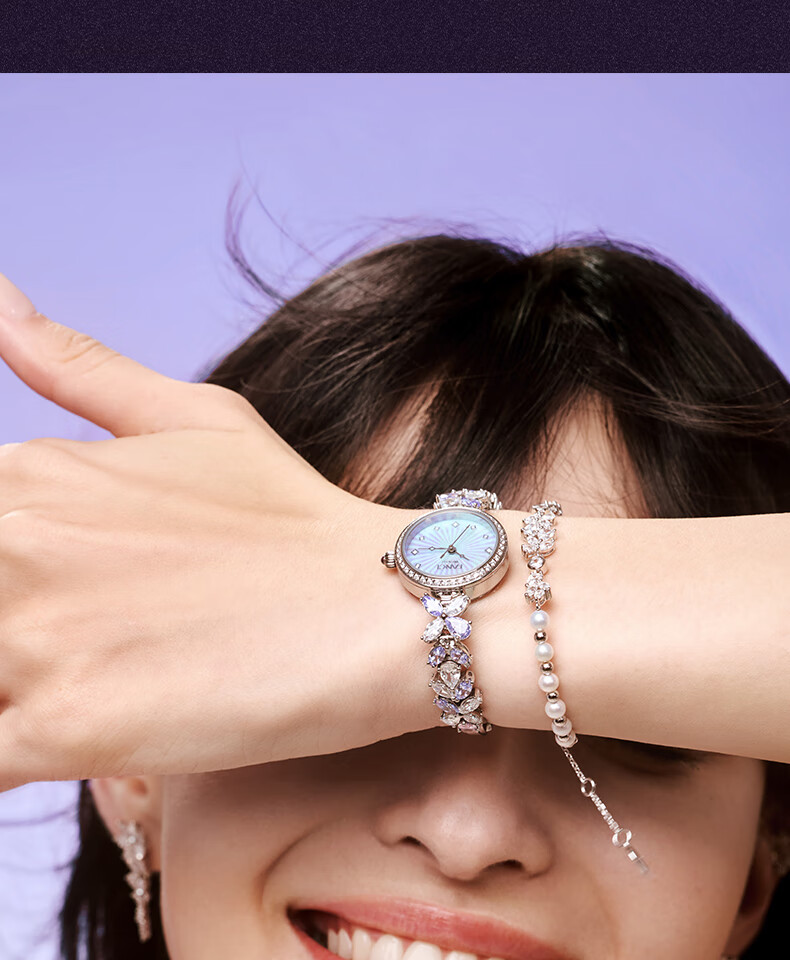 FanciFanci Wisteria Flower Women's Watch Anniversary Fairy Purple Birthday 520 Gift for Girlfriend 14