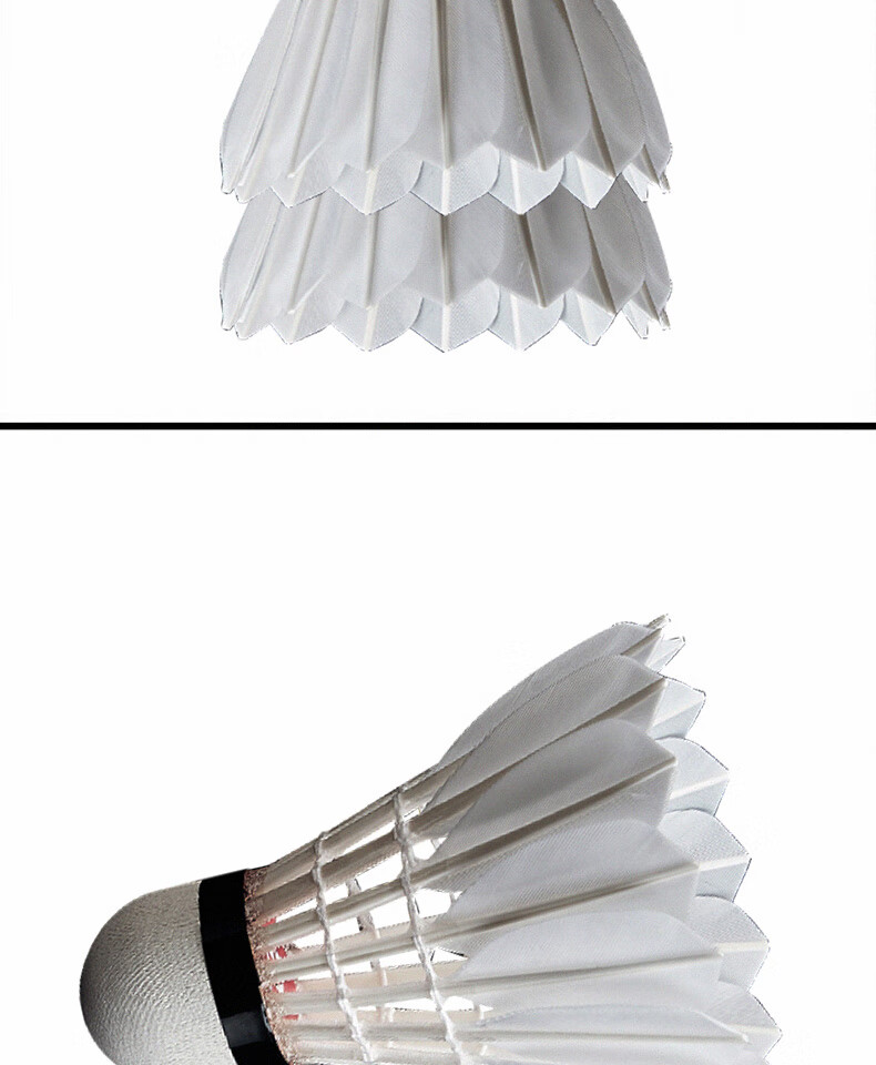 KUMPOO Feather Badminton Shuttlecocks Durable Stable Flight Tournament Grade Training Competition Goose Feathers 12-Pack K+90 Speed 77 12