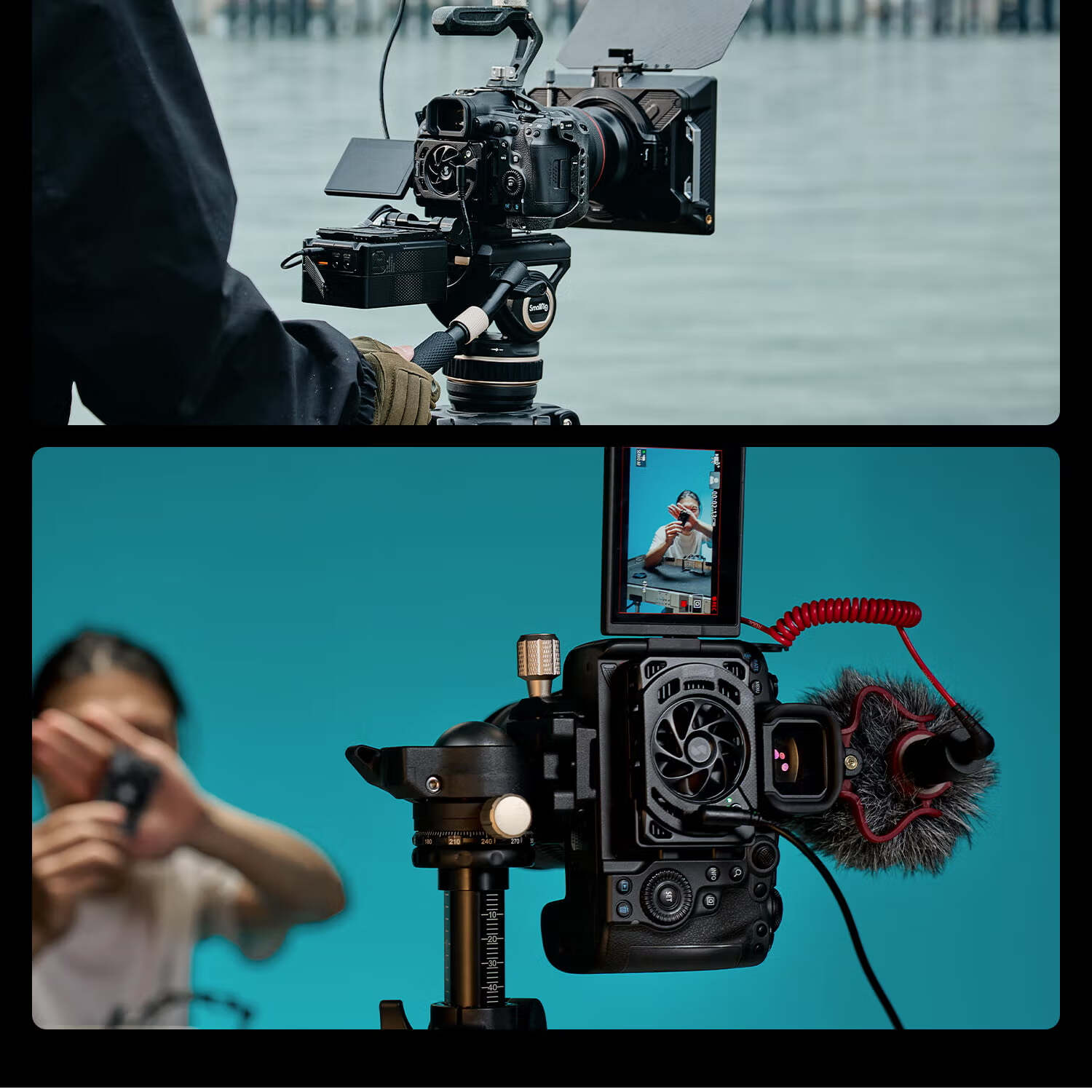 SmallRig 5152 Camera Cooler Live Streaming Cooling Device for Sony ZV-E10II/A74/A7S3/A7C2/A7CR/A6700/FX3/30 DSLR Mirrorless Camera Cooling 14