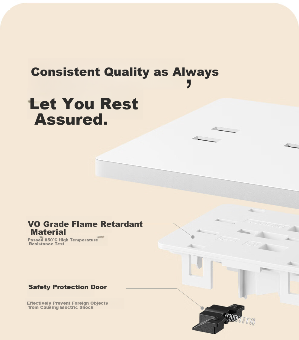 NVCleishidiangong Switch Socket, Category 6 Computer Socket, 86-Type Concealed Network Panel, N25 Cream White 19
