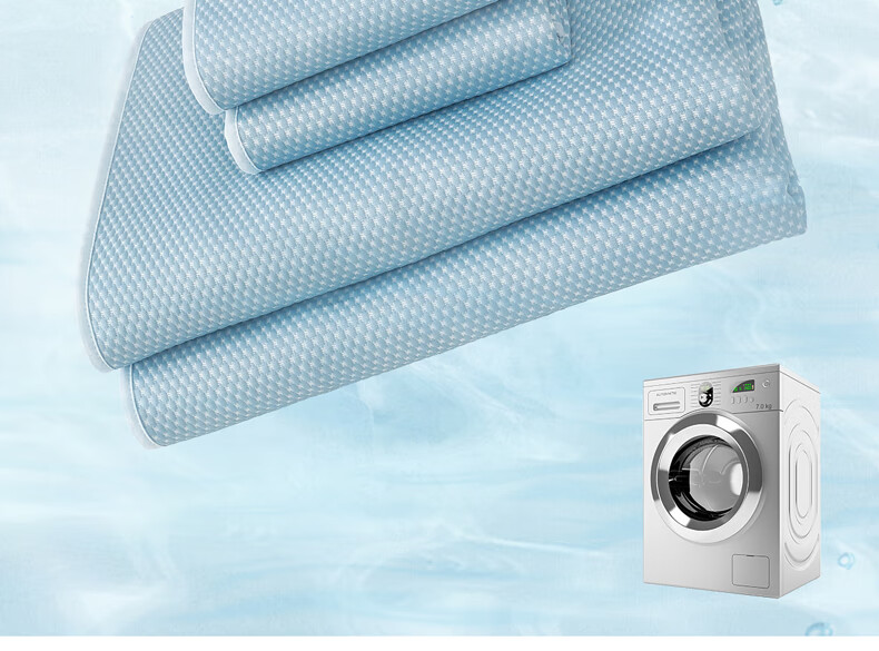 Bailisi Shuixing Jiafang Brand Cooling Mat, Ice Silk Mat, Bed Skirt Style, Class A Cooling Bean Mat, Cooling Mat, 1.8x2 Meters, Machine Washable 5