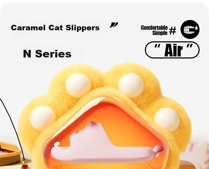 Chikoku Cute Cat Slippers for Women, Summer New Style Indoor Home Thick-Soled Cartoon Outdoor Sandals 2