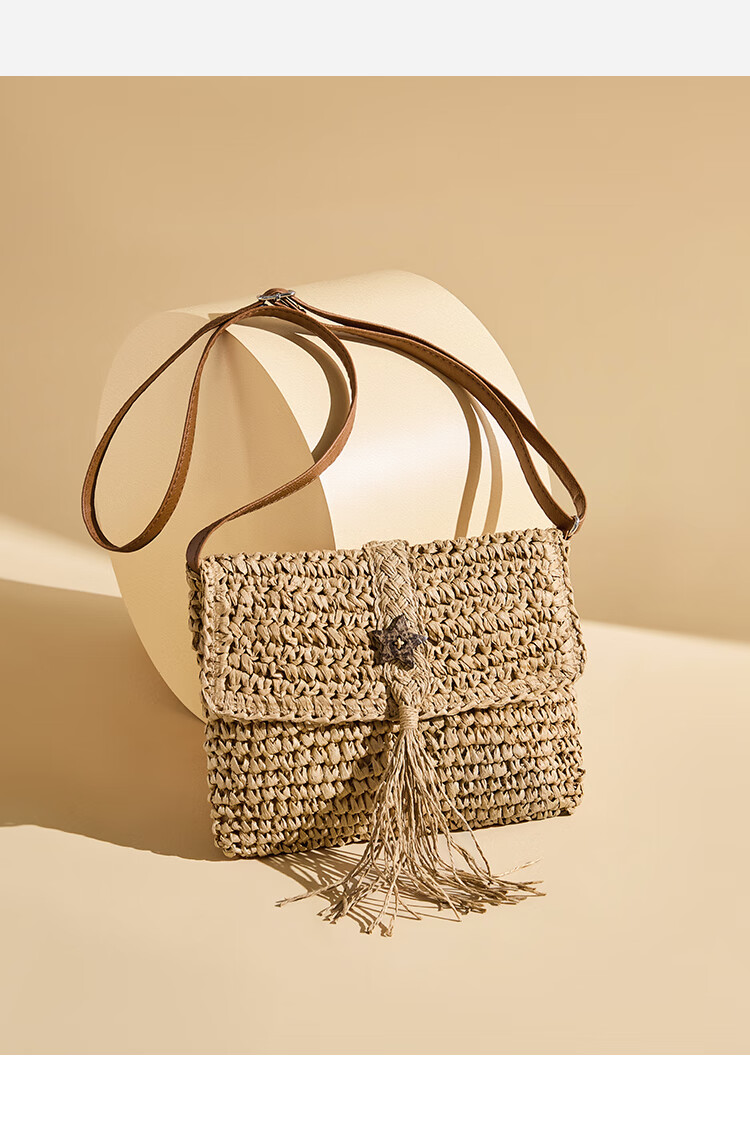 RED DRAGONFLY 2026 New Women's Handbag, Woven Grass Crossbody Shoulder Bag, Tote Bag, Birthday Gift for Girlfriend Or Mother 4
