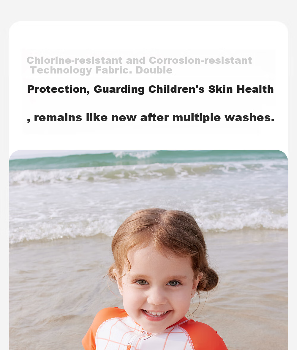 YEEHOO Children's One-Piece Swimsuit, Short-Sleeve Swimwear for Boys And Girls, Hot Spring Bathing Suit, Summer Sun Protection Swimwear, UPF50+ 6