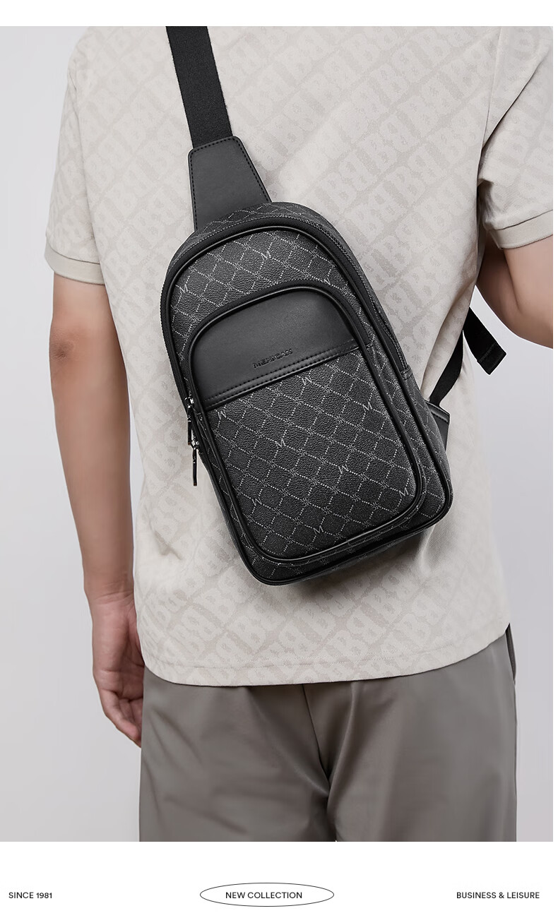 MEXICAN Printed Crossbody Bag, Shoulder Bag for Men, Casual Commuter Backpack, Chest Pack, Phone Bag, Messenger Bag, Birthday Gift for Me 2