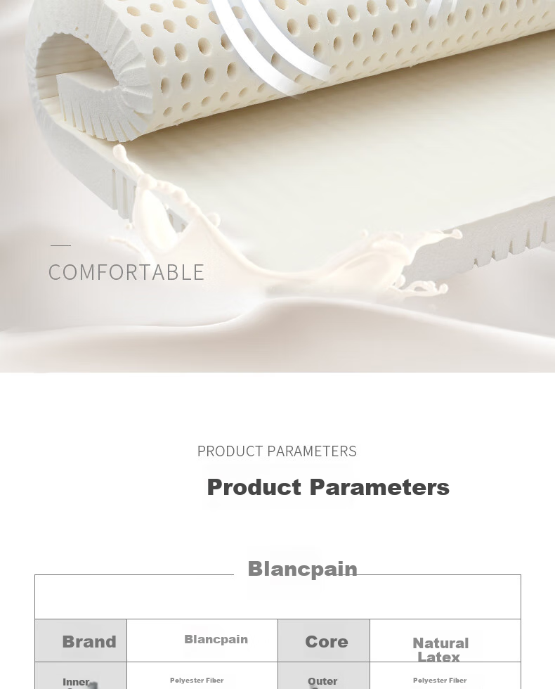Baopo Mattress, Thai Latex Mattress, Tatami Mat, Student Dormitory Thin Pad, Single Bed Mattress, Customizable Support 6