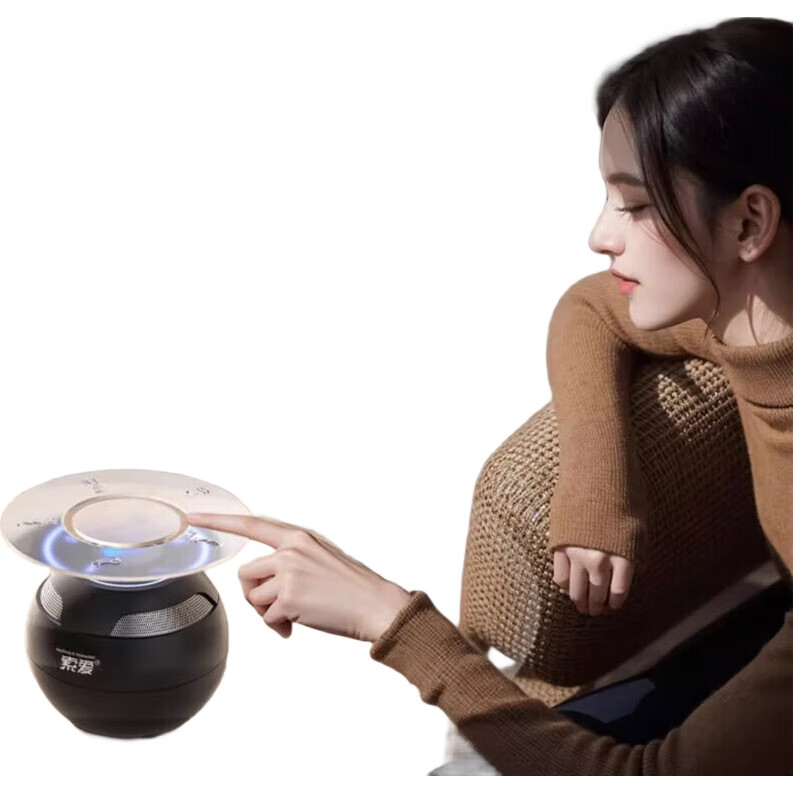 Умная Bluetooth-колонка Soaiy S35Plus с голосовым управлением AI, мини-портативная колонка для дома и автомобиля, устройство для приема платежей для детского образования и подарка пожилым людям