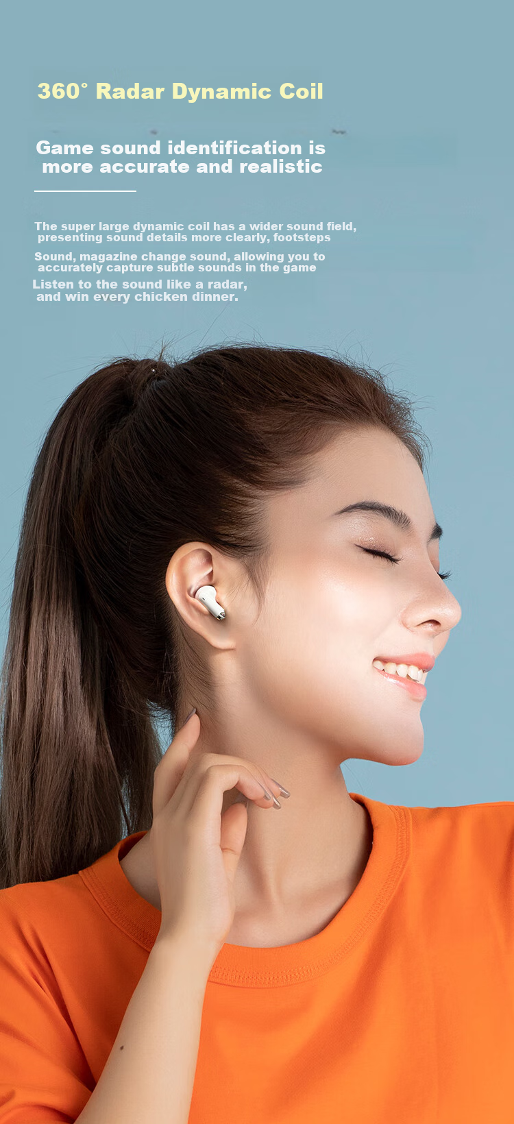IGene [0 Pressure Low-Frequency Speaker] Bluetooth In-Ear True Wireless High-Quality Headset with Noise Cancellation for Calls, HD Music, Sports And Gaming, Compatible with Apple And Huawei 13