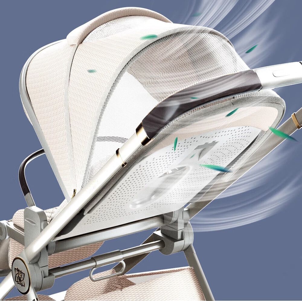 Hakada Foldable High-View Baby Stroller Newborn Bassinet Lightweight Baby Carriage 16