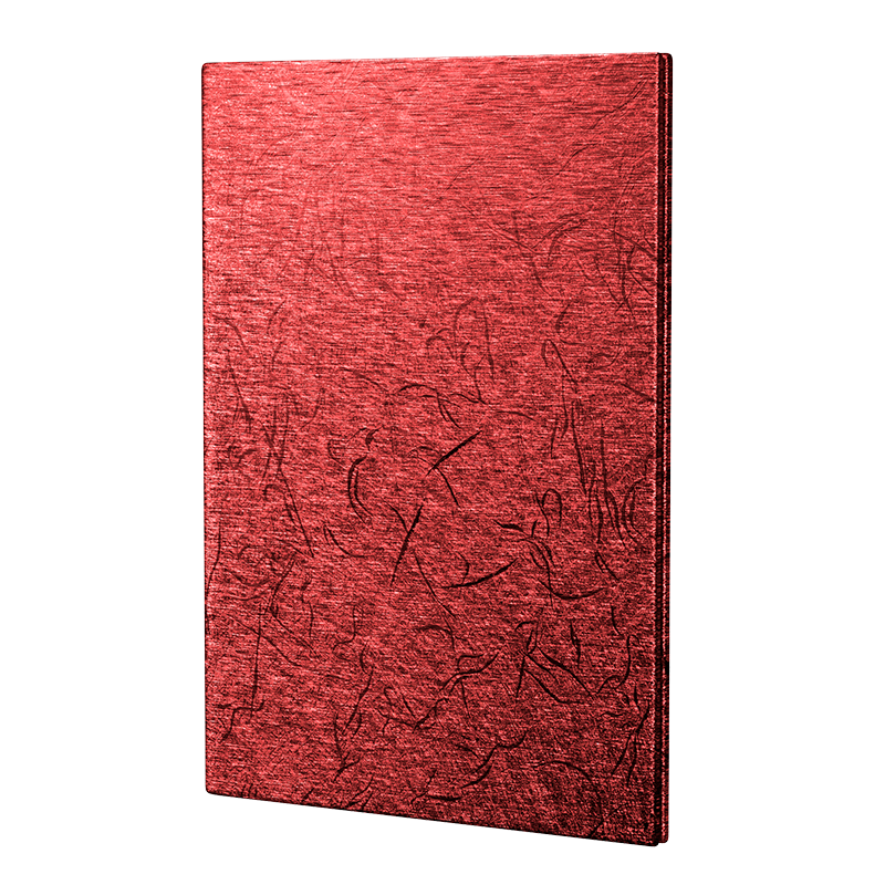 SIMAA Oris Text Recital Clip A4 Signing Book Speech Clip Red Folder Speech Host Shell [Includes 2 Inner Sheets] 26363