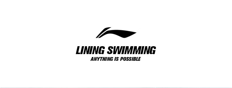 Li-Ning Men's Quick-Dry Chlorine-Resistant Comfortable High-Elasticity 5-Inch Training Swim Trunks Black 3XL 1