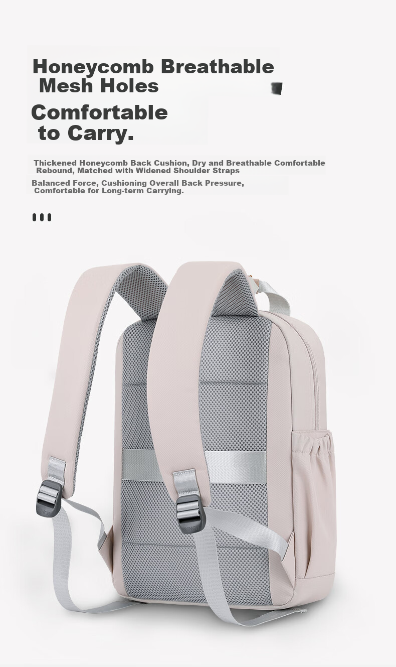 BRINCH Laptop Backpack for Women, Business Travel 15/16 Inch Large Capacity Laptop Bag for Work Trips 6