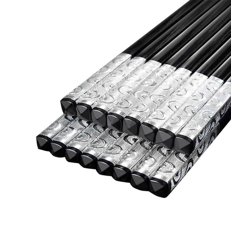 Temeiju Chopsticks with Antibacterial And Mold-Resistant High-Quality Spliced Handles, Detachable Chopstick Heads, Hotel Premium Tableware, 20cm