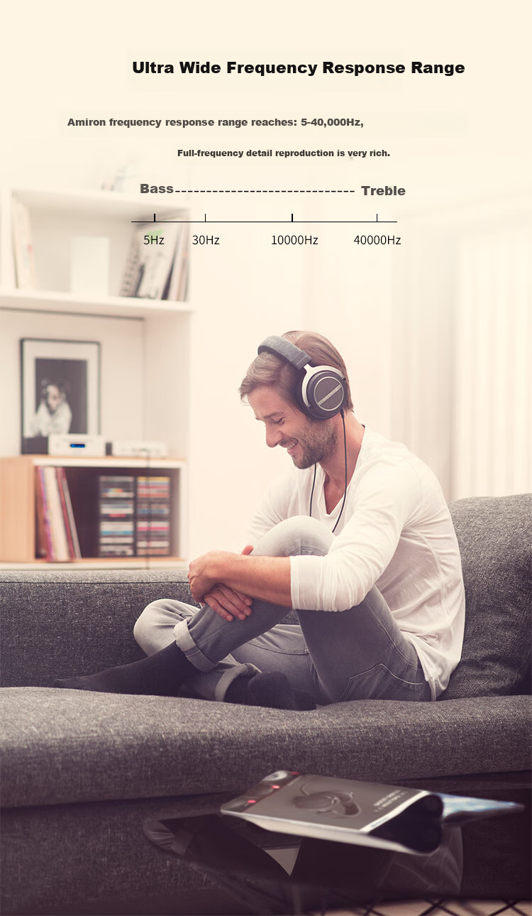 Beyerdynamic Amiron Over-Ear Headphones with Replaceable Cable, HIFI Sound Quality, 250 Ohms 3