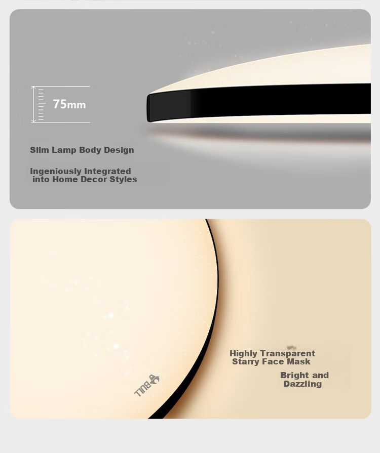 BULL Ceiling Light, Canshuan Full Spectrum Living Room Light, Three-Stage Dimming, 108W, Ra97 Color Rendering Index [All-Inclusive Price] 9