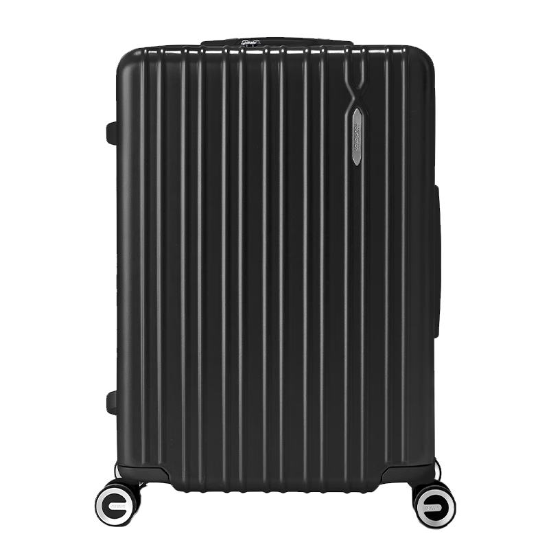 AMERICAN TOURISTER Luggage, 28-Inch Travel Suitcase, Large Capacity, Trolley Case, Expandable Password Lock, Fries Case, Celebrity Style, 79B Black
