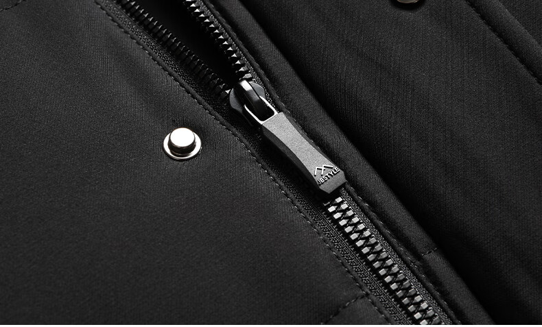Yalu [90% Goose Down] Men's Short Down Jacket with Detachable Hood Thickened Warm Casual Business Autumn Winter Coat 12
