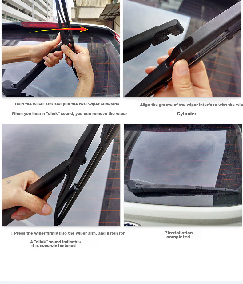 Goodyear Rear Wiper Blade, Ford Classic Focus 2012 Hatchback 2013 Original Rear Window Wiper Strip Single Piece 4