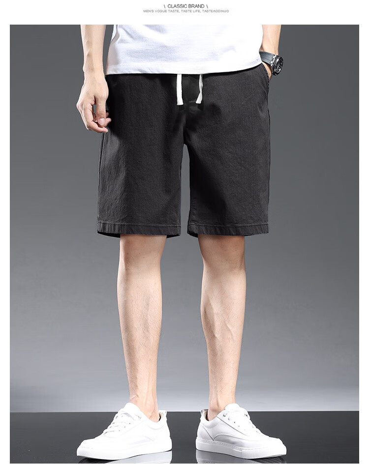Zengzhi 2026 Summer Lightweight Casual Men's Shorts Fashion Sports Loose Straight Five-Point Pants Versatile Mid-Length Men's Trousers 9