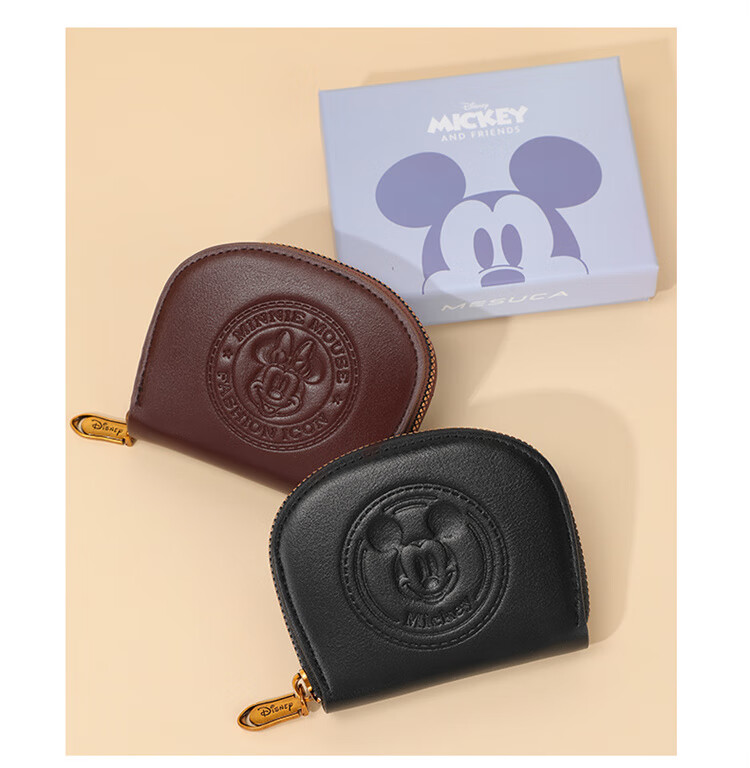 Disney Mickey Mouse Card Holder, Women's Purse, Ladies' Wallet, ID Holder, Coin Purse, Birthday Gift for Girls 16