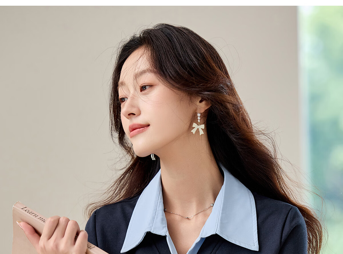 PinCai Women's Long Sleeve Shirt Color-Block Design Fake Two-Piece Layered Stylish Top P53S046 25