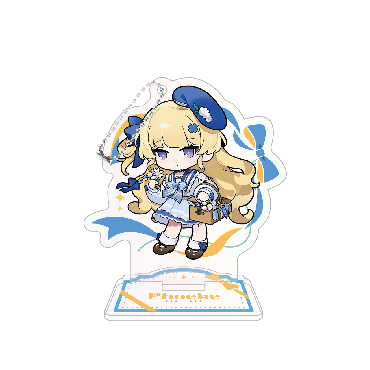 Lawson Mingchao × Lawson Resonance Supply Station Collaboration Chibi Stand Keychain Phoebe