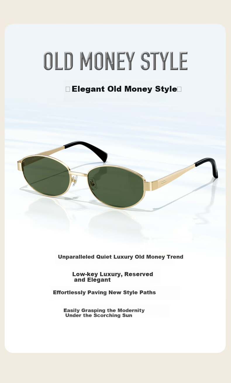 PARZIN Sunglasses for Women, Zhou Ye's Style [Qianjin Glasses], Vintage Style Eyeglasses, Driving Sunglasses for Men, Gift PZ8387 8
