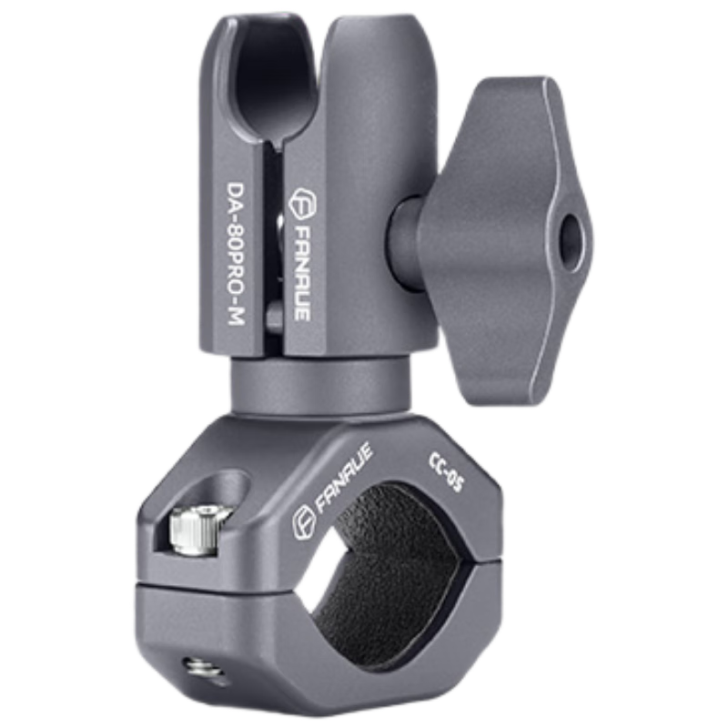 FANAUE Motorcycle Phone Holder Handlebar Clamp Ball Head Base 20mm Ball Head Sports Camera Quick Release Anti-theft CC-05(80PM)