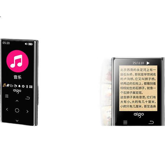 MP3-плеер Aigo 801, 16 Гб, с Bluetooth и внешним динамиком, портативный музыкальный плеер для студентов, сенсорные кнопки