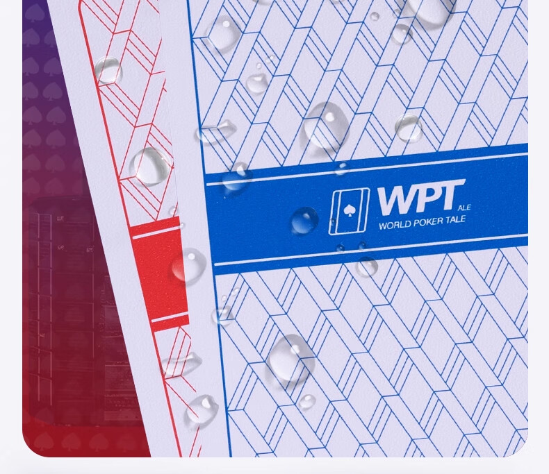 BR WPT Poker Playing Cards Plastic Tournament Professional PVC Waterproof Durable Matte 10 Decks 9