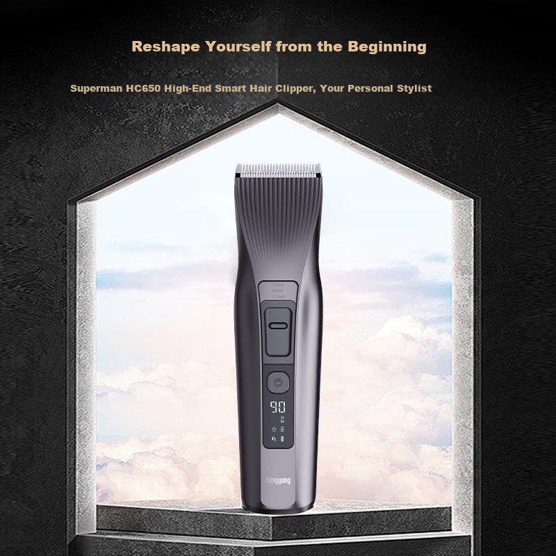 SID Hangyang High-End Series Hair Clipper, Electric Hair Cutting Tool with Smart Digital Display, for Adults, Children And Infants, Fully Washable Electric Trimmer, Hair Cutting Tool HC650