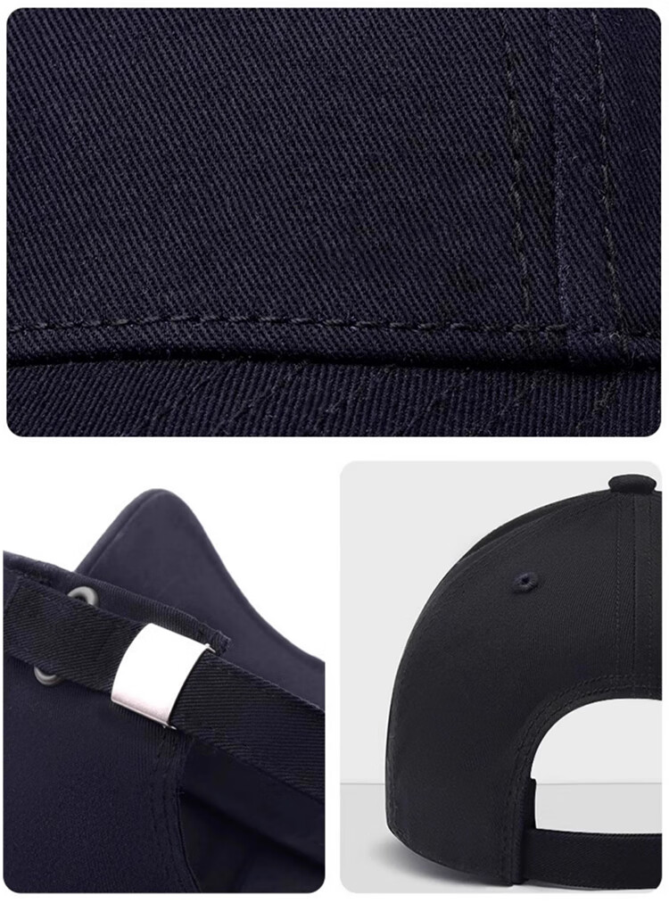 Yuzhaolin Oversized Baseball Cap for Women, Trendy Black, Summer Casual Unisex Korean Style Large Size Visor Hat 2