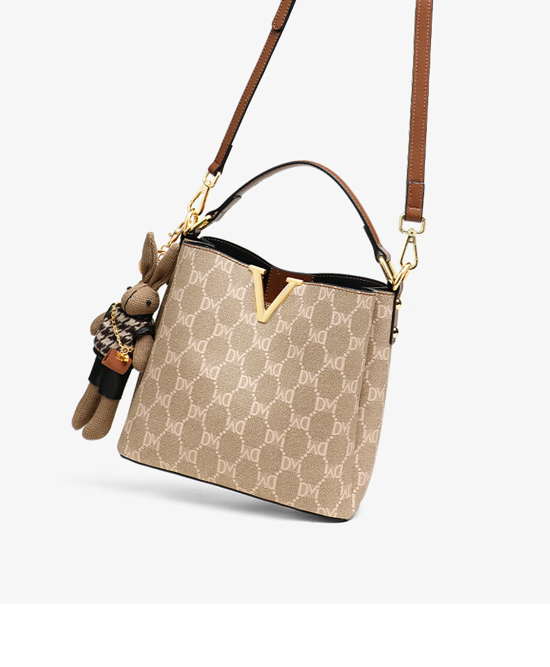Aiqinghai Handbag, Women's Bucket Bag, Shoulder Crossbody Large Capacity Light Luxury Brand, Birthday Mother's Day Gift, Practical Present for Mom 8