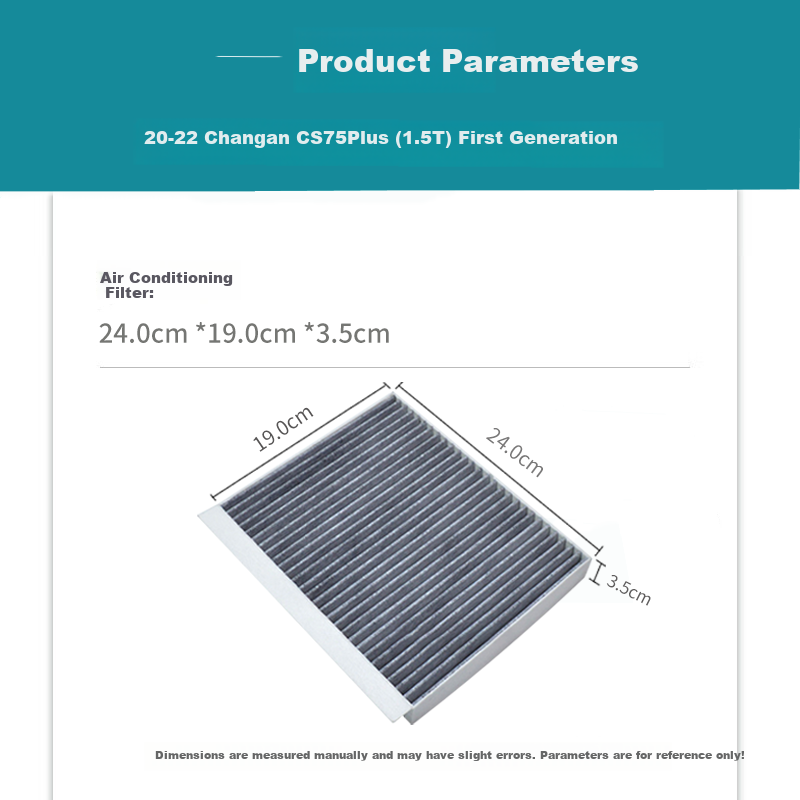 Aolin Car Air Conditioning Filter + Air Filter Cleaner / For First-Generation Changan CS75 Plus (1.5T) 2020-2022 Models