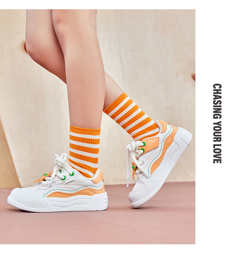 361° Kids Children's Sports Shoes Autumn 25 Boys and Girls Big Head Casual Trendy Sneakers Pink Size 37 7