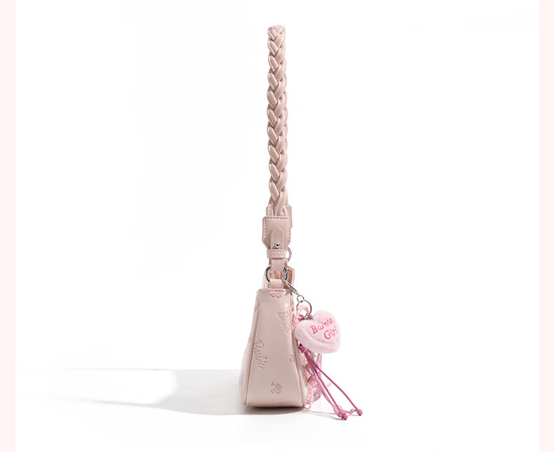 Barbie Women's Underarm Bag High-End Niche Crescent Shoulder Bag 2026 New Bestie Birthday Valentine's Gift 11
