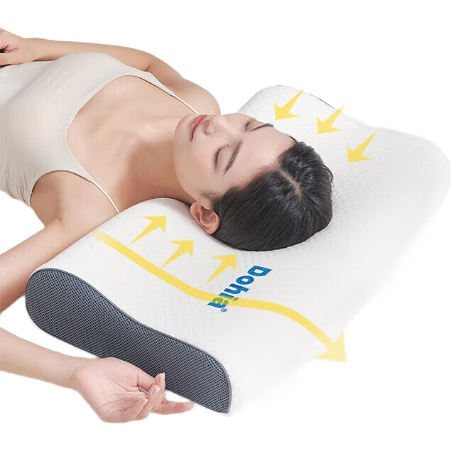 Подушка Dohia Slow Rebound Memory Foam Pillow, медленно восстанавливающаяся подушка из пены с памятью формы, для глубокого сна, для взрослых, 60*40 см