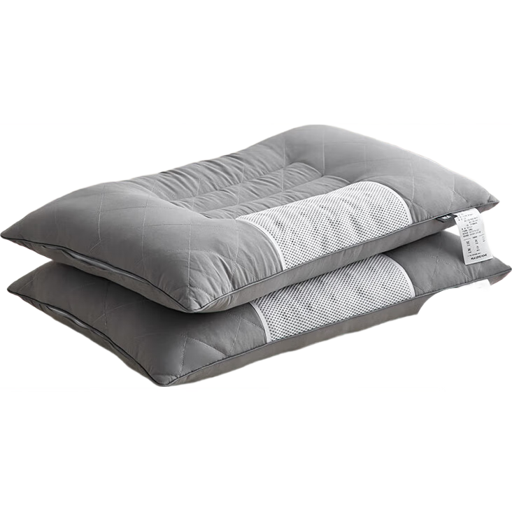 HLA Buckwheat Pillow Core Set for Home Use, Cervical Pillow with Lavender and Mugwort, Neck Support Pillow 48*74cm