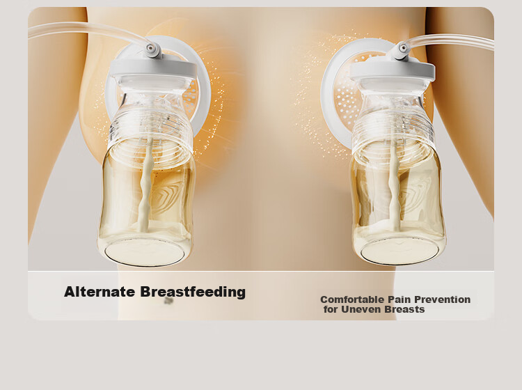SnowBear Electric Breast Pump, Fully Automatic, Hands-Free, Dual-Sided Milk Collector, Model 08926 14