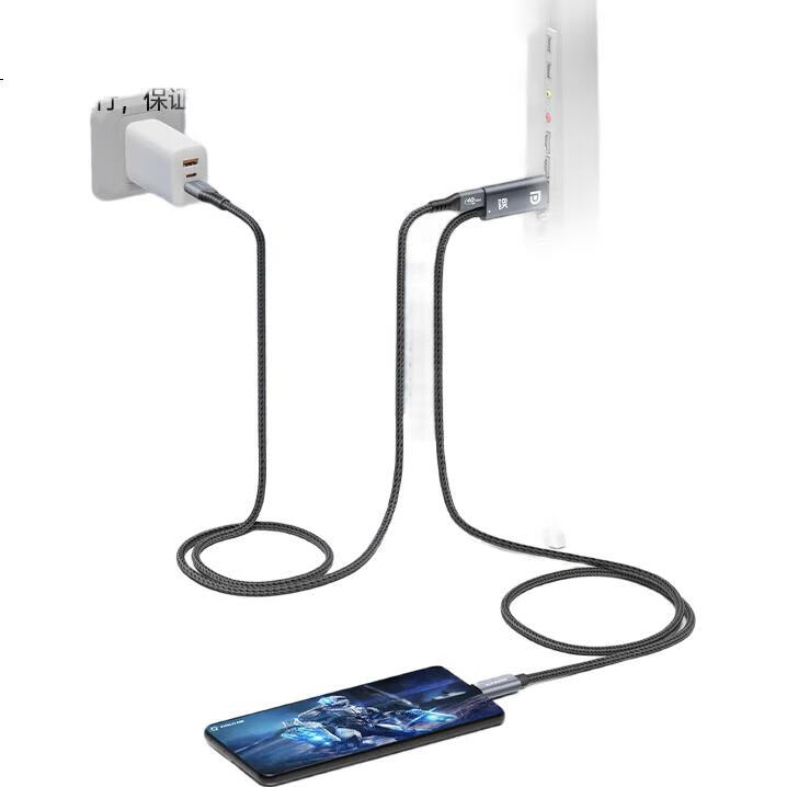 Кабель-адаптер ULT-unite Type-C на DP 1.4, 8K, 240Hz, PD 100W, Thunderbolt 4/5, для Apple MacBook Pro 17, 2 метра