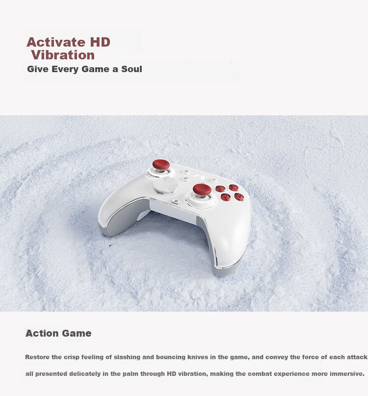 MOBAPAD Tiger's Belly 2 Game Controller Wireless Controller PC Version NS2 One-Button Wake-Up Switch 2/switch Bluetooth Steam Xbox-Like Pokemon Black 6