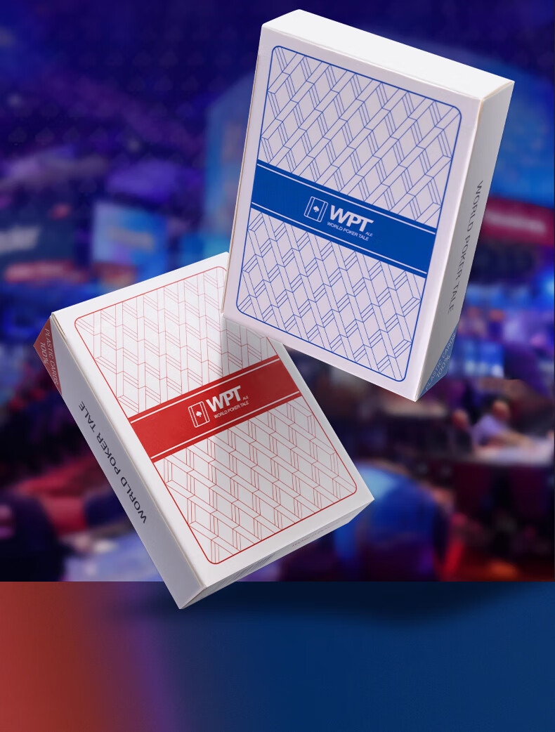 BR WPT Poker Playing Cards Plastic Tournament Professional PVC Waterproof Durable Matte 10 Decks 2