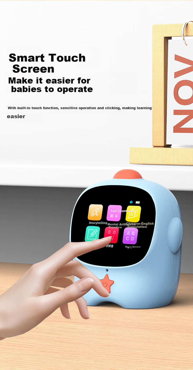 Yajia Smart Alarm Clock, AI Voice Time Management Device, Children's Educational Tool, Student Learning Self-Discipline Manager, Timer 8