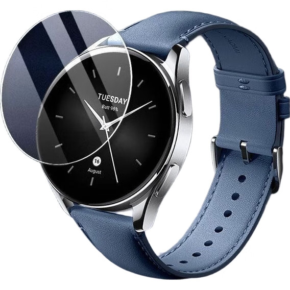 Защитная пленка Weiqiantu для Xiaomi Watch S4/S3, закаленное стекло, HD, прозрачная, противоударная, 3 шт.