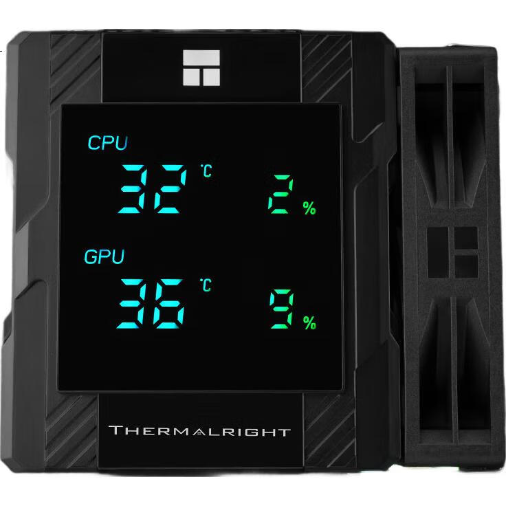Воздушный кулер для процессора Thermalright Peerless Assassin 120 Digital BLACK, 6 тепловых трубок, с цифровым дисплеем, PA120 Digital BLACK