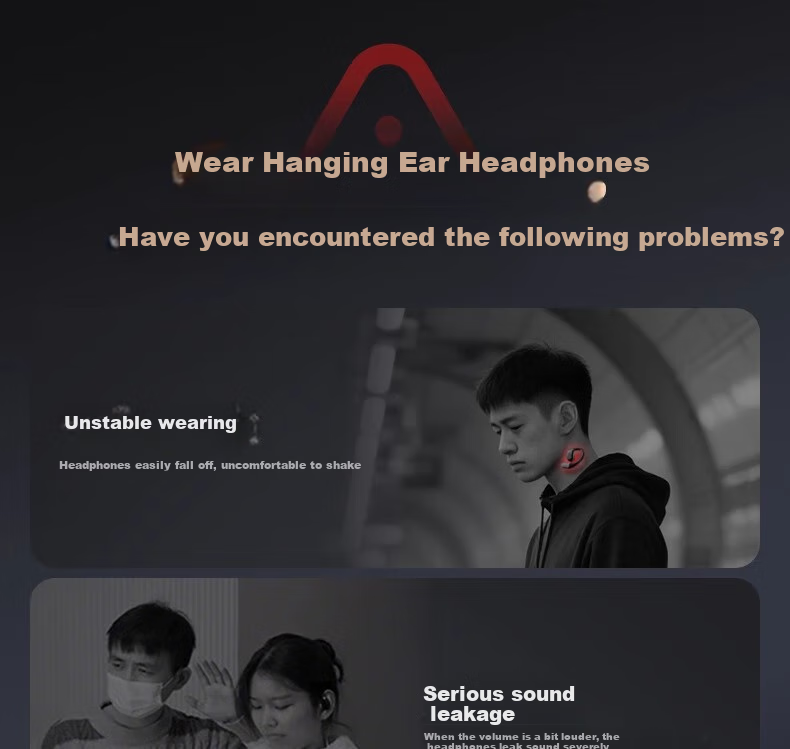 Jinyun (KINYO) [Comfort Selection | Three AI Models] Bluetooth Earphones, Over-Ear Bone Conduction Concept, Open-Style True Wireless, Call Noise Reduction, Suitable for Sports Running, Compatible with Xiaomi And Apple 5