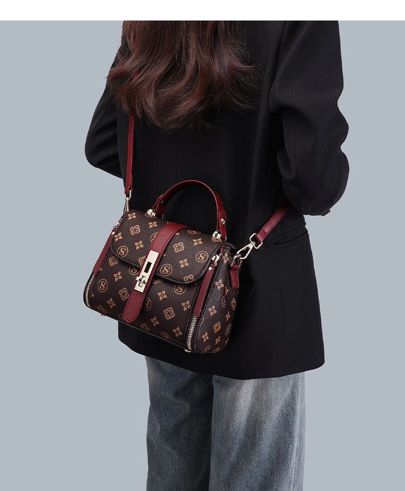 Aiqinghai Crossbody Bag, Women's Handbag, Large Capacity Shoulder Bag, Light Luxury Brand, Practical Birthday And Mother's Day Gift for Mom 1