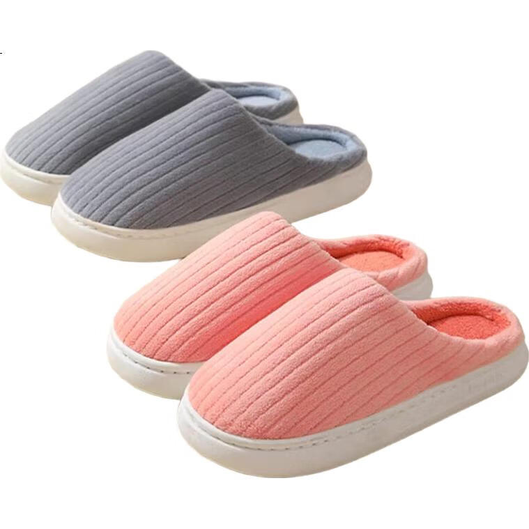 Мужские домашние тапочки FOOTOPPO, зимние меховые тапочки, теплые хлопковые тапочки, нескользящие, для дома и улицы