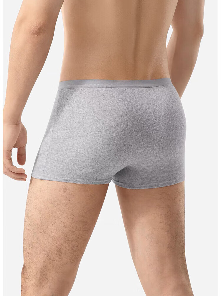 Qihaiqiu Pure Cotton Disposable Men's Triangle Underwear 5-Pack Sterilized Thickened Large Size Travel Daily Use Wash-Free Individually Packaged 4XL 5