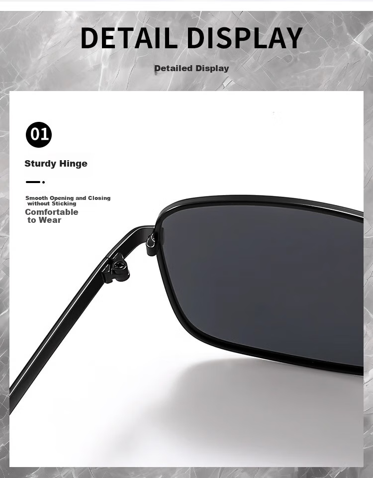Mumujian Men's Folding Sunglasses, 2026 New Model, Specially Designed for Driving, UV Protection, Day And Night Use, Polarized, Dad's Sunglasses 27